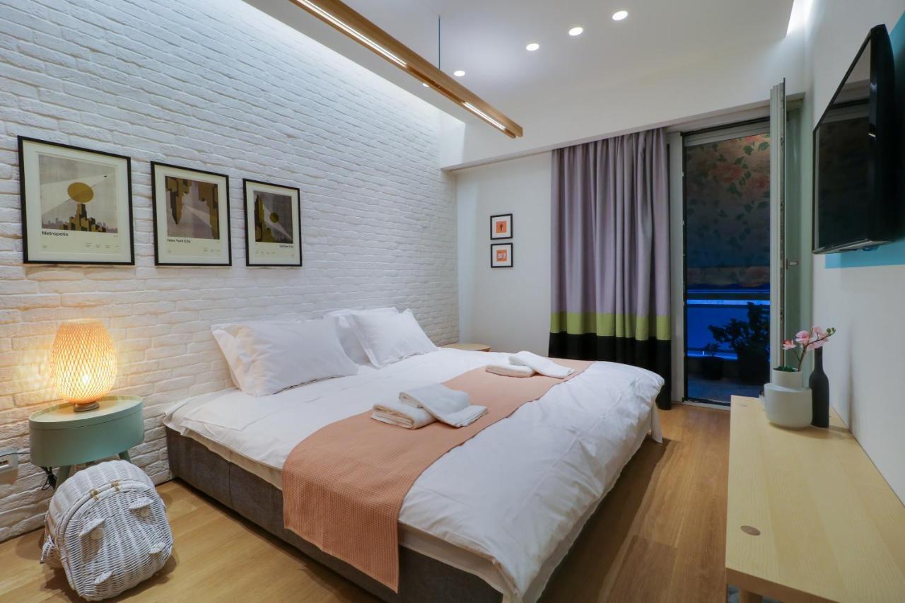 אתונה Superior Central Apt|3Min To Metro|Ac|Netflix|Imac מראה חיצוני תמונה