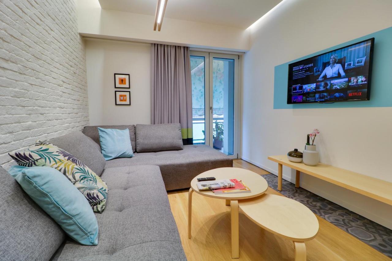 אתונה Superior Central Apt|3Min To Metro|Ac|Netflix|Imac מראה חיצוני תמונה